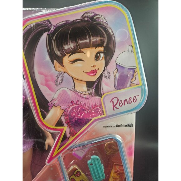 Barbie Dream Besties RENEE Fashion Doll with Accessories Hair Makeup Playset Toy - Picture 3 of 9